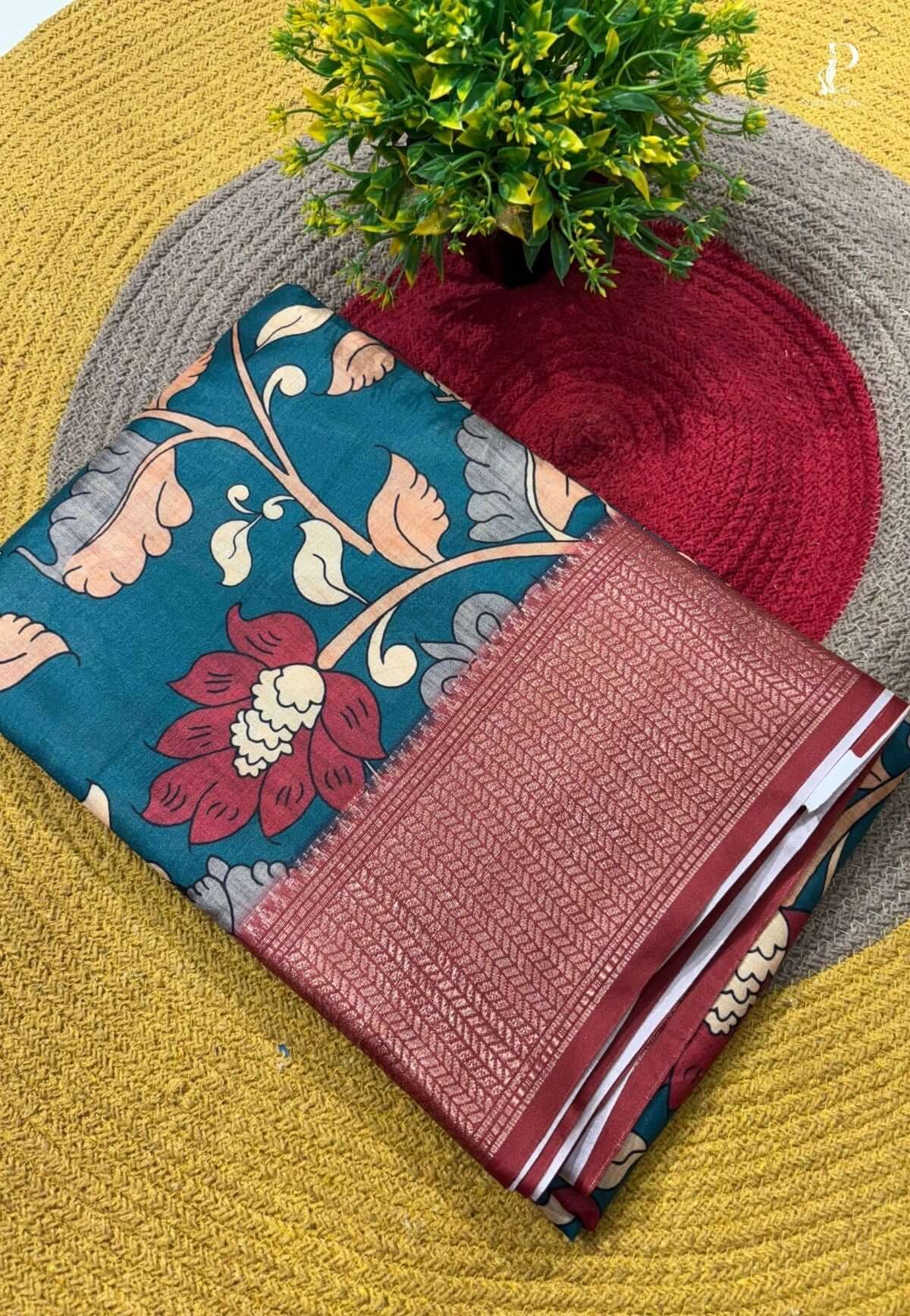 Mayurkanthi Printed Silk Saree
