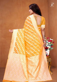 Yellow Zaal Weave Cotton Saree
